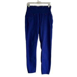 SPANX 266 Solace‎ High Rise Waist Shaping Skinny Jeans Side Zipper Blue Large